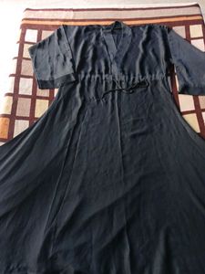 Elegant Black Ethnic abaya ²