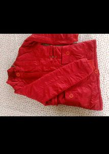 Red Quilted Jacket