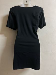 Korean Black Sailor Tie Dress