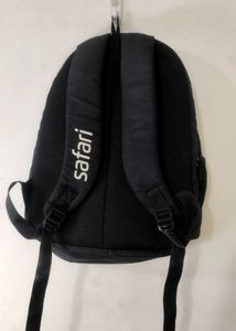 Black Laptop Backpack with Green Accents