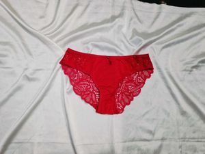 🇳🇿💫🎀Red Lace Trim Briefs