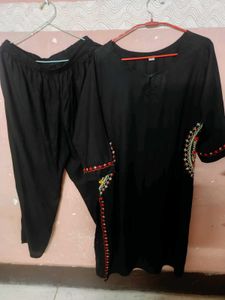 Black Kurta Set