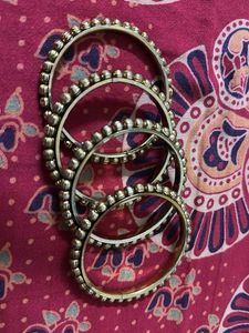 Set of 4 Gold Bangles