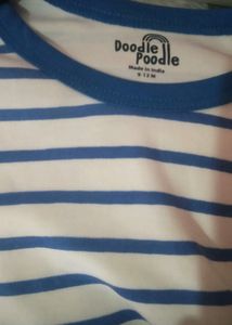 Cute Striped Baby Bodysuit