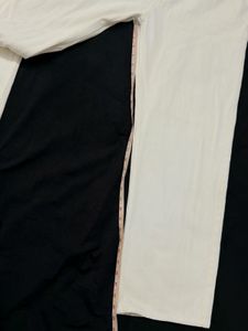 White Wide Leg Baggy Denim Jeans