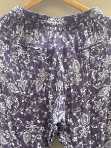 Boho Floral Print Palazzos