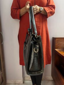 Stylish Black Tote Bag