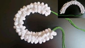 Crochet Rose Gajra