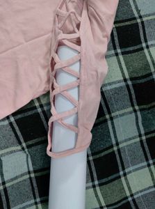 Cute Pink "Make Some Noise" Sequin Top