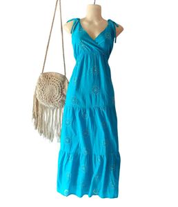 Stunning Turquoise Maxi Dress 👗