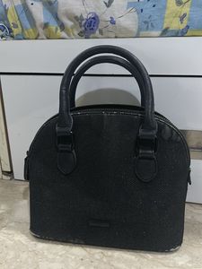 Sparkly Black Embellished Handbag