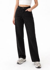 Off Duty Charcoal Straight Pants