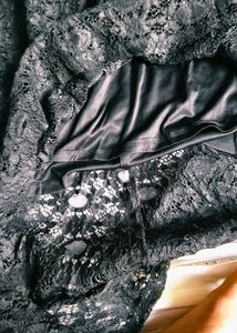 Elegant Black Lace skirt and top 👍