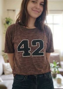 Brown crop top