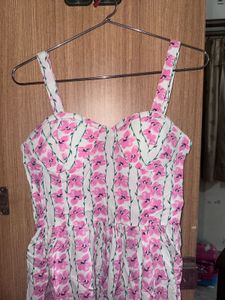 new Corset Floral Print Summer dress
