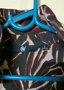 Men's Leaf Print Short Sleeve Shirt