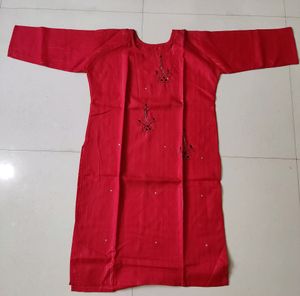🆕Red Colour Kurti..❤️