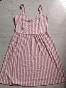 Pink Striped Sundress
