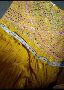 letest trending Yellow anarkali
