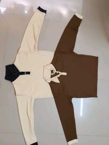 Stylish Long Sleeve Tops (2 pcs)