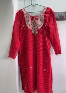 DIWALI SALE!! Bandhej Kurti Palazzo Dupatta