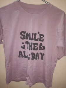 Printed T-shirt.