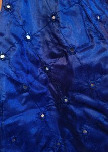 FANCY MIRROR WORK SILK BLOUSE