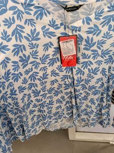 Floral Print Button-Up Blouse