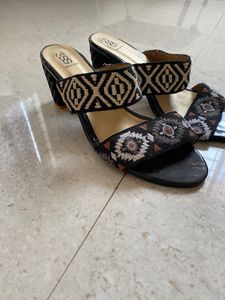 Bohemian detour block heels