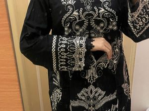 Elegant Black Embroiderd suit