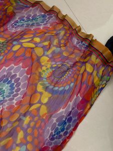 Vibrant Floral Print dupatta