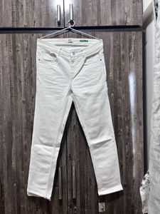 White Denim Jeans
