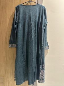 last price Elegant W Teal Ethnic Kurta