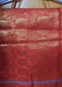 Vibrant Red Shawl