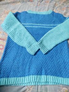Blue  Sweater