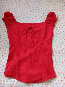 Red Coquette Top ❤️🎀 | Corset Style / Cottagecore