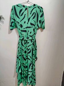 Vero Moda Mint Green Printed Dress