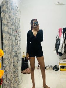 Chic Black Romper
