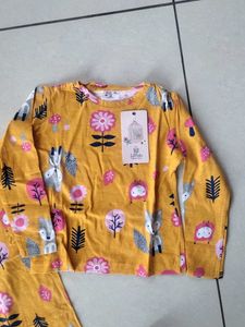 LILPICKS Girls' Printed Pajama Set