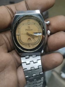 unisex Vintage Ricoh Crystal Automatic Watch