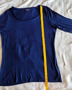 Classic Blue 3/4 Sleeve Top