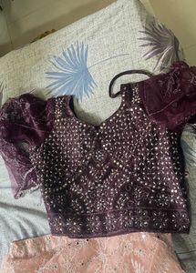 Elegant Chholi With Blouse Dupatta And Coty