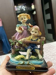 Cute Boy girl showpiece