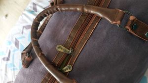 Stylish Vintage Canvas Duffle Bag