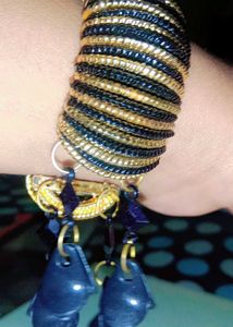 Black And Golden Bracelet