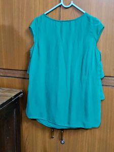 Green Layered Women's Top