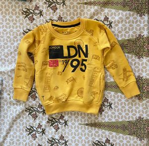 Kids Sweatshirt - Yellow London