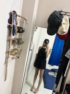 Black Halter Neck Romper