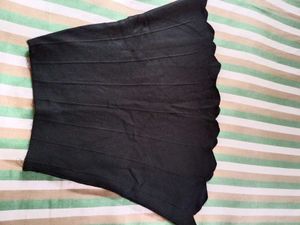 Winter Mini Black Skirt