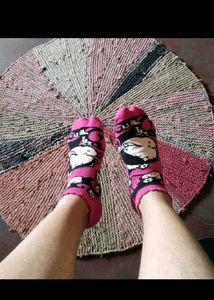 🎀Cute Pink Floral Socks for women 🎀